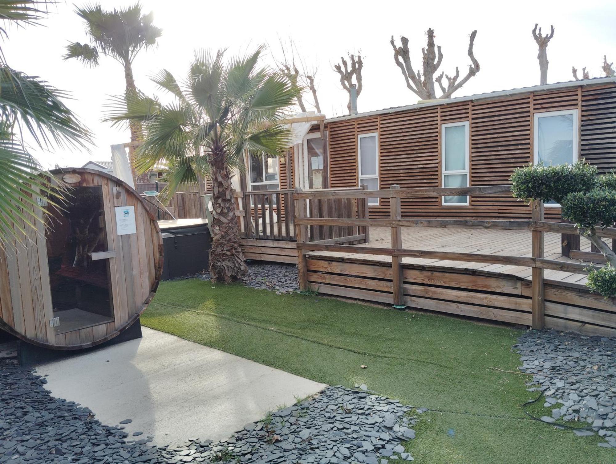 Mobil Home 6 Personnes Valras Plage Buitenkant foto